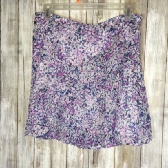 Banana Republic Dresses & Skirts - Banana Republic Purple Floral Skirt